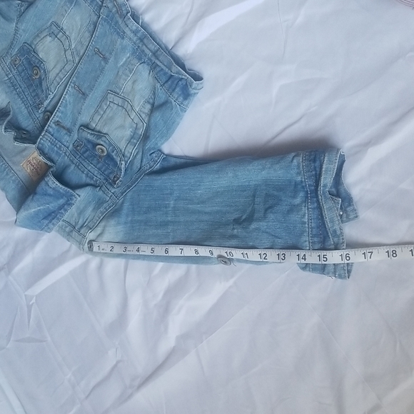 Women's Cropped Denim Jacket size Small - Picture 6 of 9